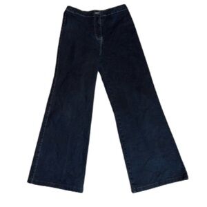 Vintage Y2K Wide Leg Dark Jeans 15” Waist